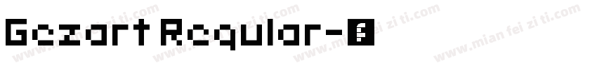 Gezart Regular字体转换